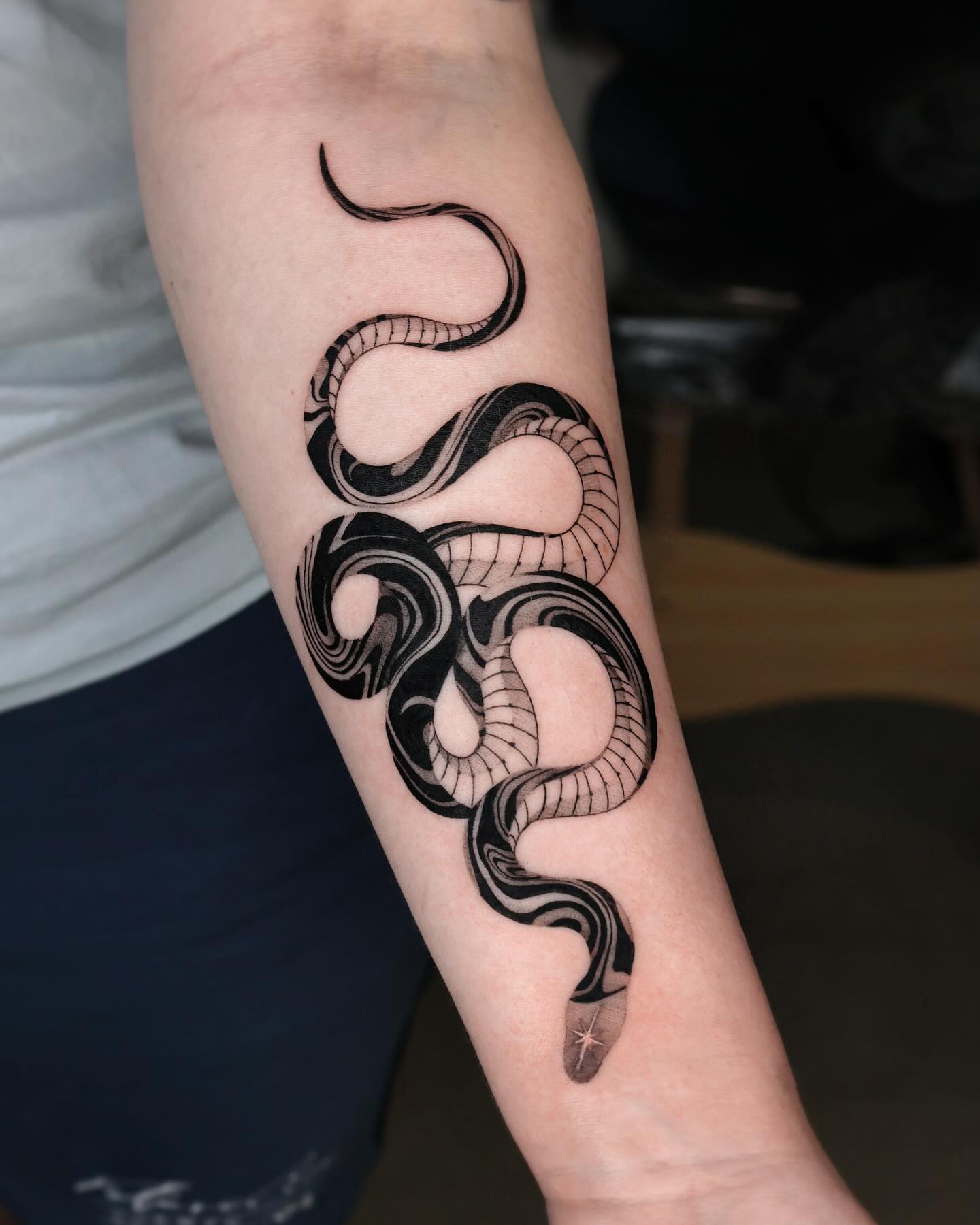 17. Sinister Swirls: a Mesmeric Snake Embrace