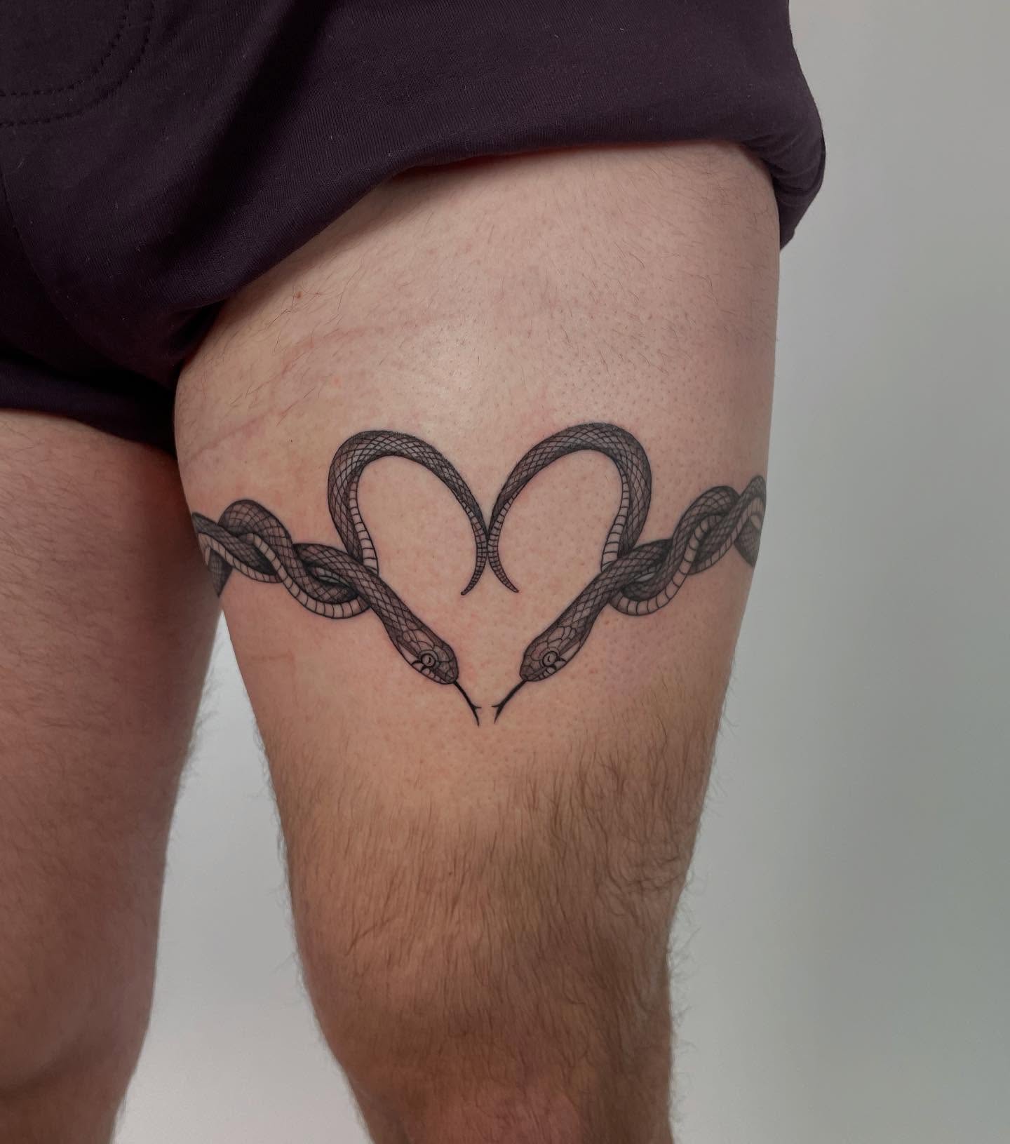 46. Entwined In Love's Embrace: the Heartfelt Serpents