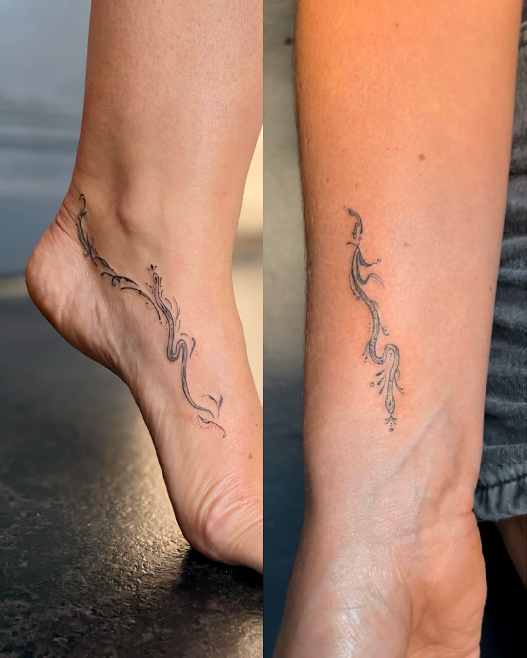 43. Elegance Woven In Ink: the Art Of Serpentine Flourishes